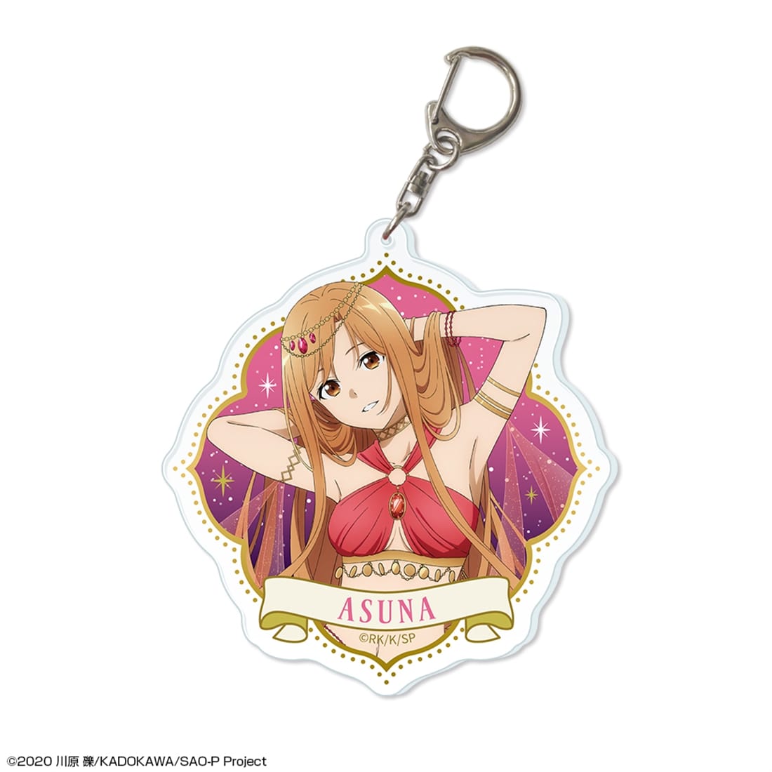 【2019年北九州小倉城限定】ソードアート・オンライン アクキー アスナ ソードアート・オンライン ビッグアクリルキーホルダー デザイン01