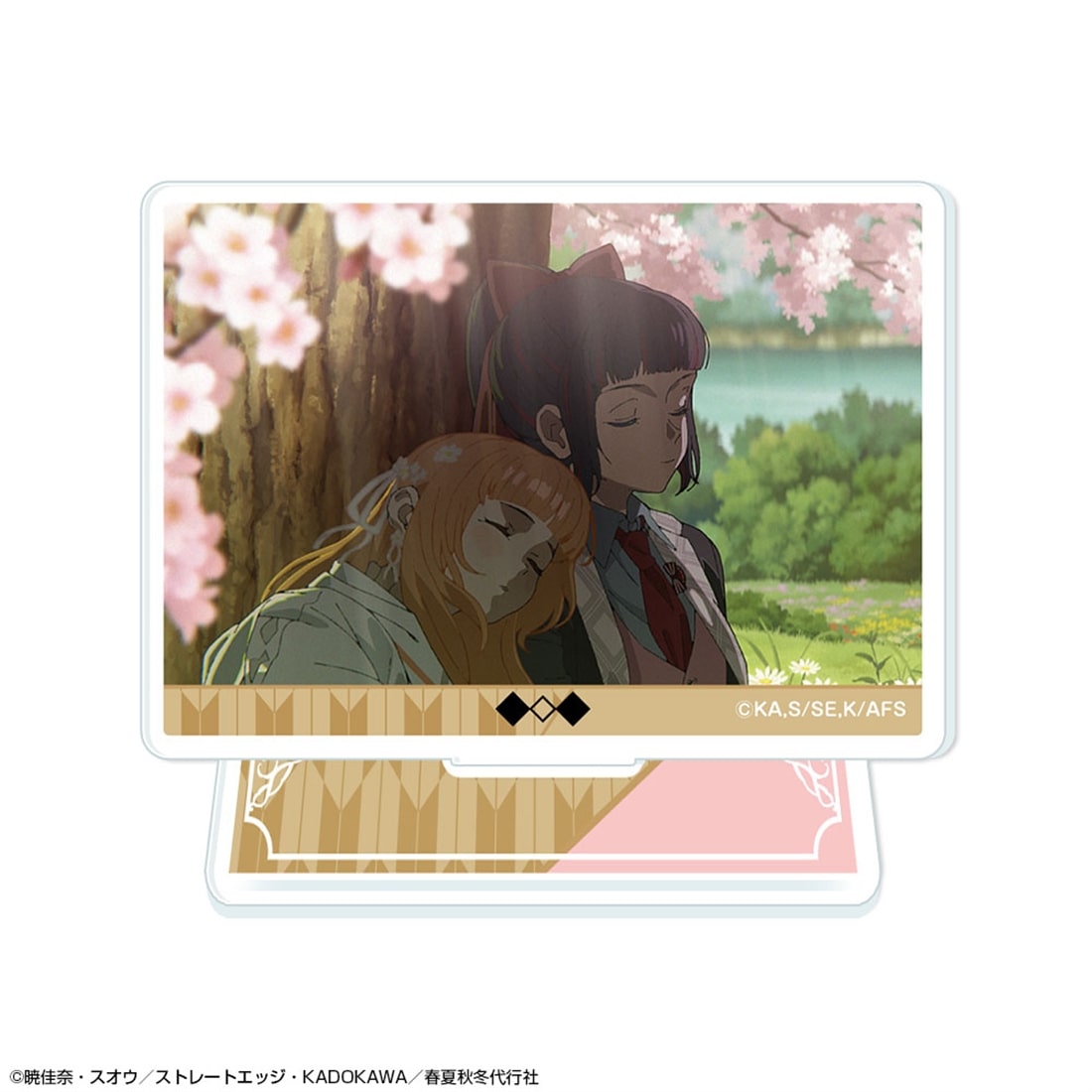 春夏秋冬代行者 春の舞 ミニアクリルスタンド デザイン17 花葉雛菊＆姫