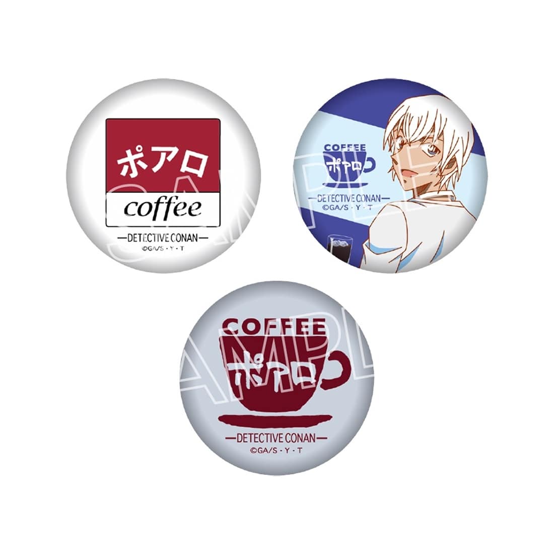 名探偵コナン 喫茶ポアロシリーズ ミニ缶バッジセット vol.2 安室透