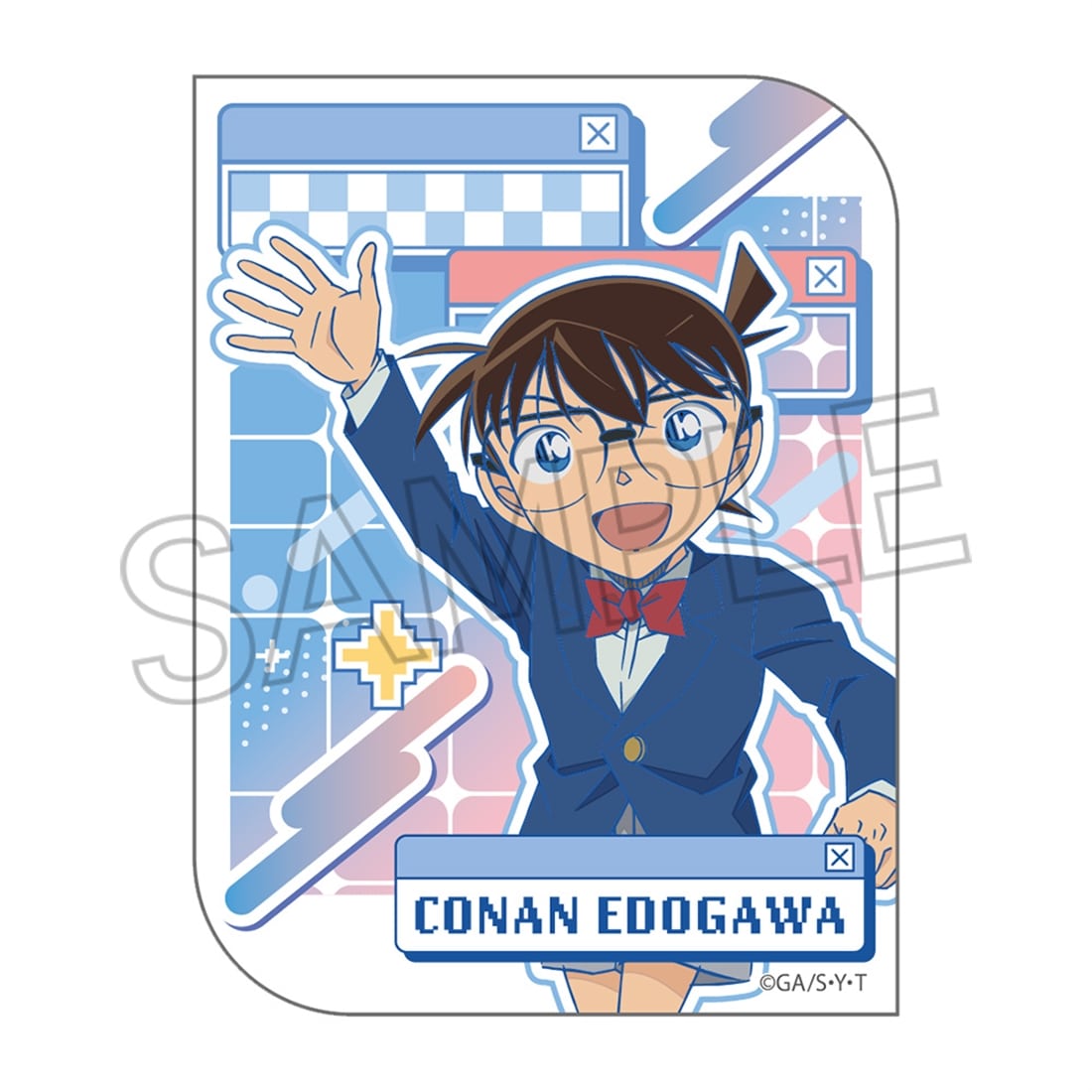 名探偵コナン ニュートロポップ ステッカー-ハイファイブ- 江戸川