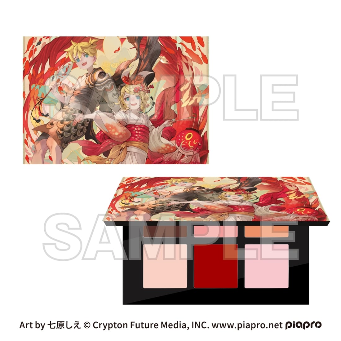 ピアプロキャラクターズ cosmetics 音彩ノ粧 メイクパレット『爛-ran