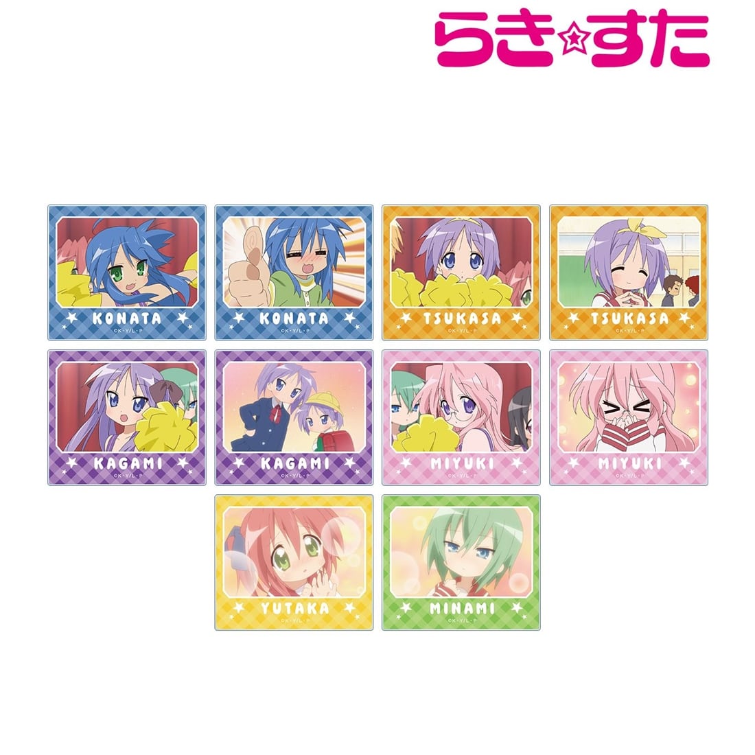らき☆すた トレーディング場面写アクリルカード 【1BOX】: グッズ