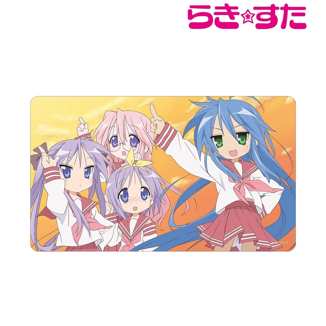 らき☆すた　プレイマット らき☆すた マルチデスクマット ver.A: グッズ・文具 | カドスト
