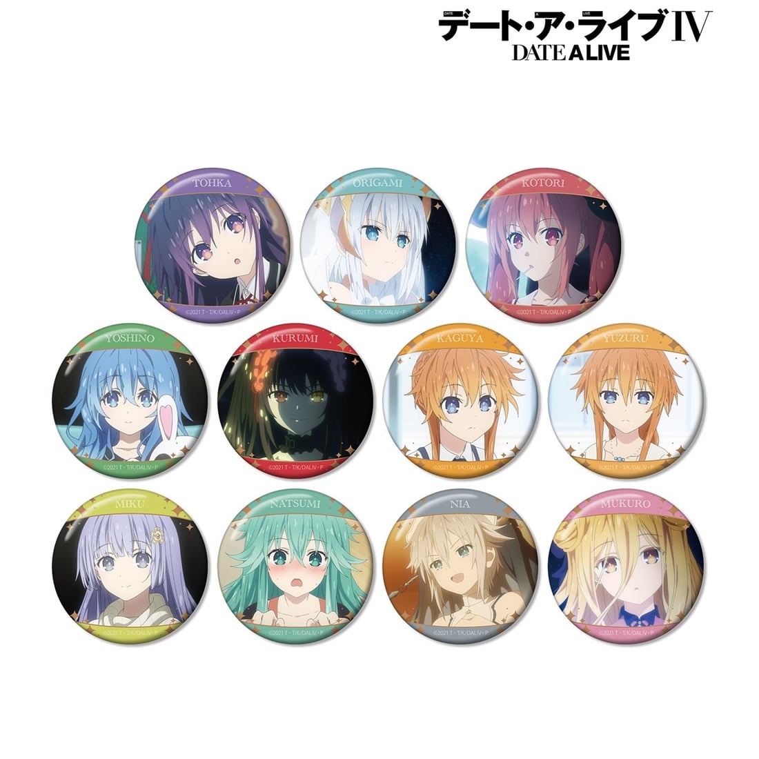 デート・ア・ライブIV トレーディング場面写缶バッジ vol.2 【1BOX