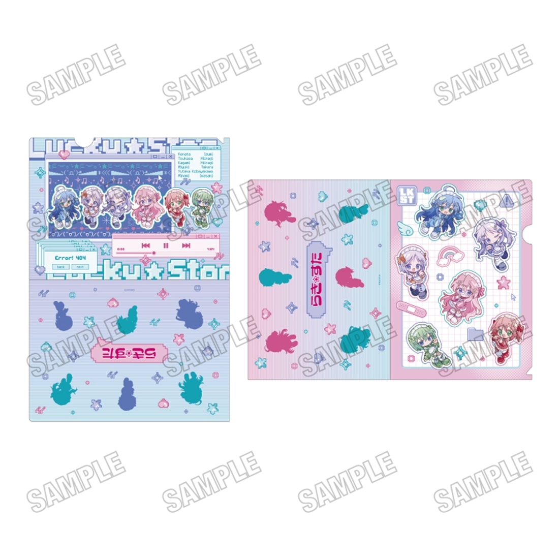 らき☆すた 描き起こしクリアファイルセット: グッズ・文具 | カドスト