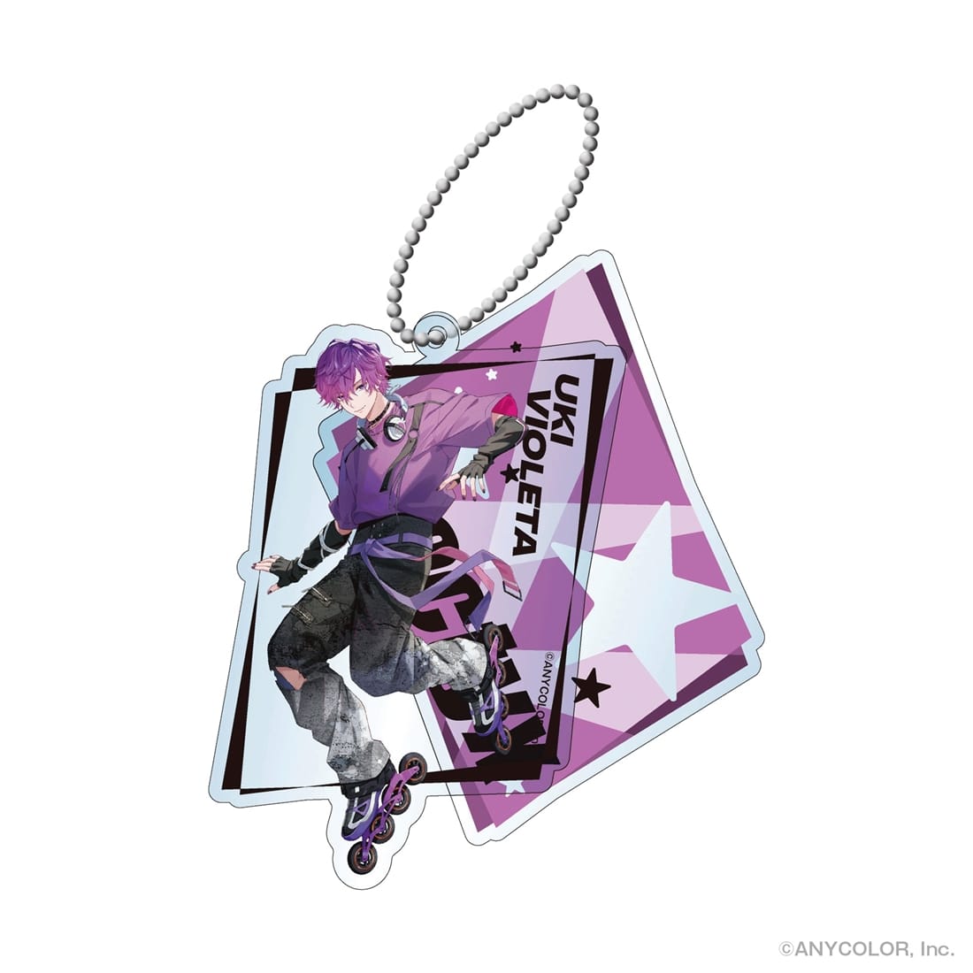 NIJISANJI EN スライドアクリルキーホルダー 浮奇・ヴィオレタ: グッズ