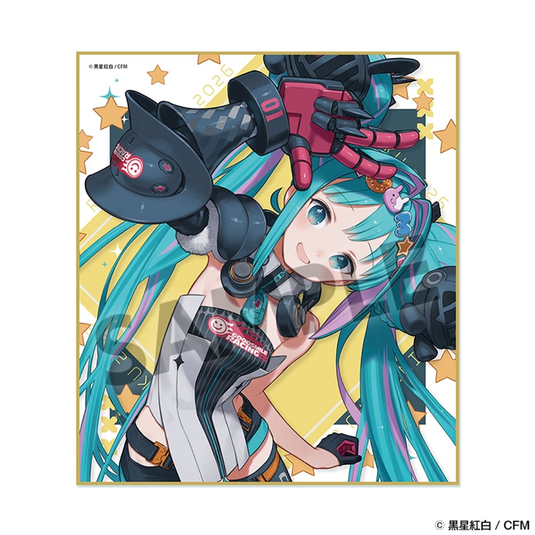 リゾレーヌ未開封新品 レーシングミク 2026 Rd.1 OKAYAMA 応援 Ver. ミニ色紙: グッズ・文具
