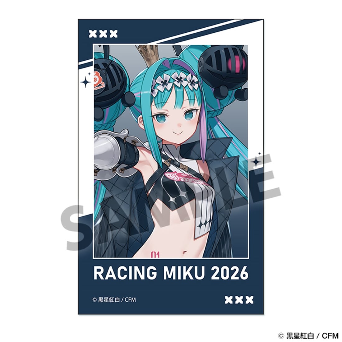 レーシングミク 2026 GSC 25th Ver. インスタントフォト風ステッカー