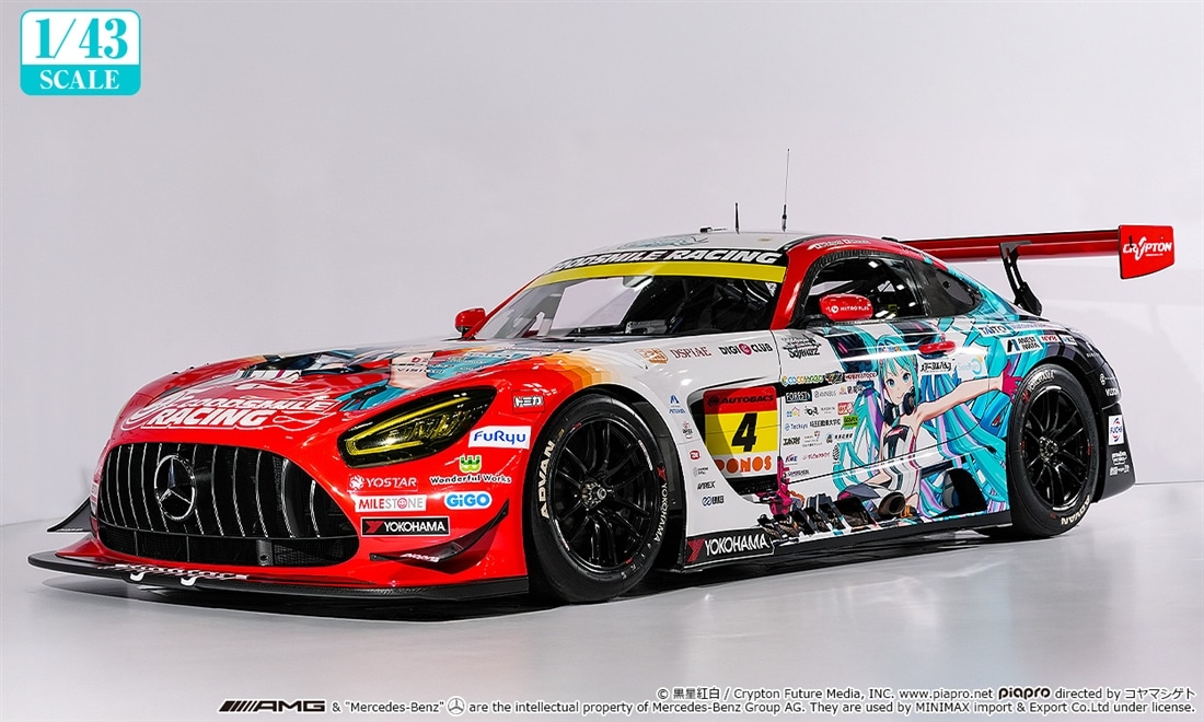 初音ミク GTプロジェクト 1/43 グッドスマイル 初音ミク AMG 2026 開幕