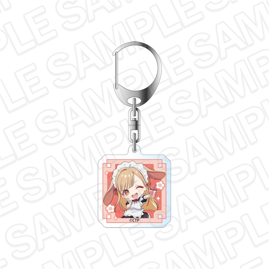 超かぐや姫！ アクリルキーホルダー かぐや カフェ ver.: グッズ・文具