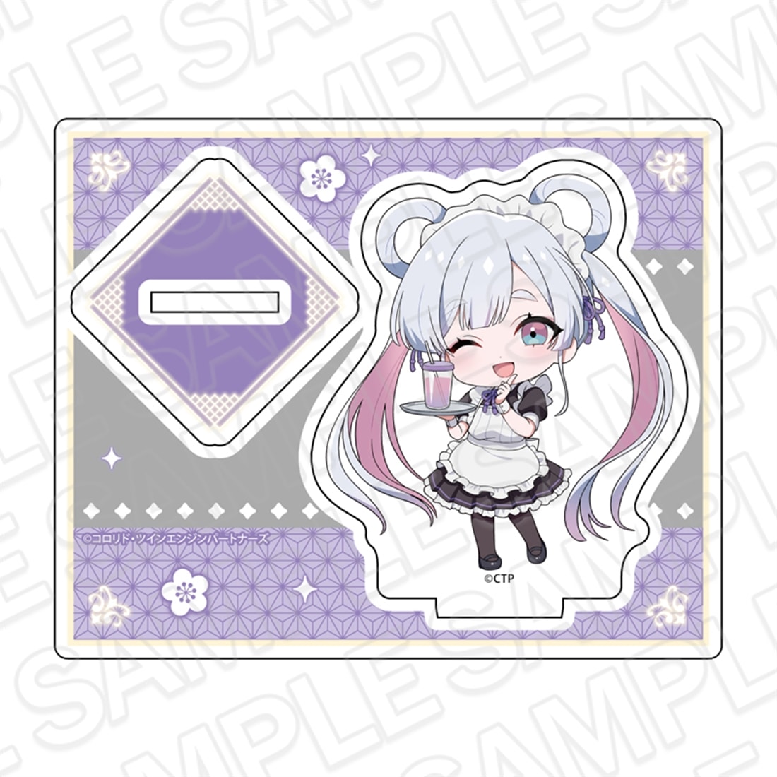 【公式品】 超かぐや姫！ DiCE　ミニキャラアクリルスタンド　月見ヤチヨ 超かぐや姫！ アクリルスタンド 月見ヤチヨ カフェ ver.: グッズ・文具