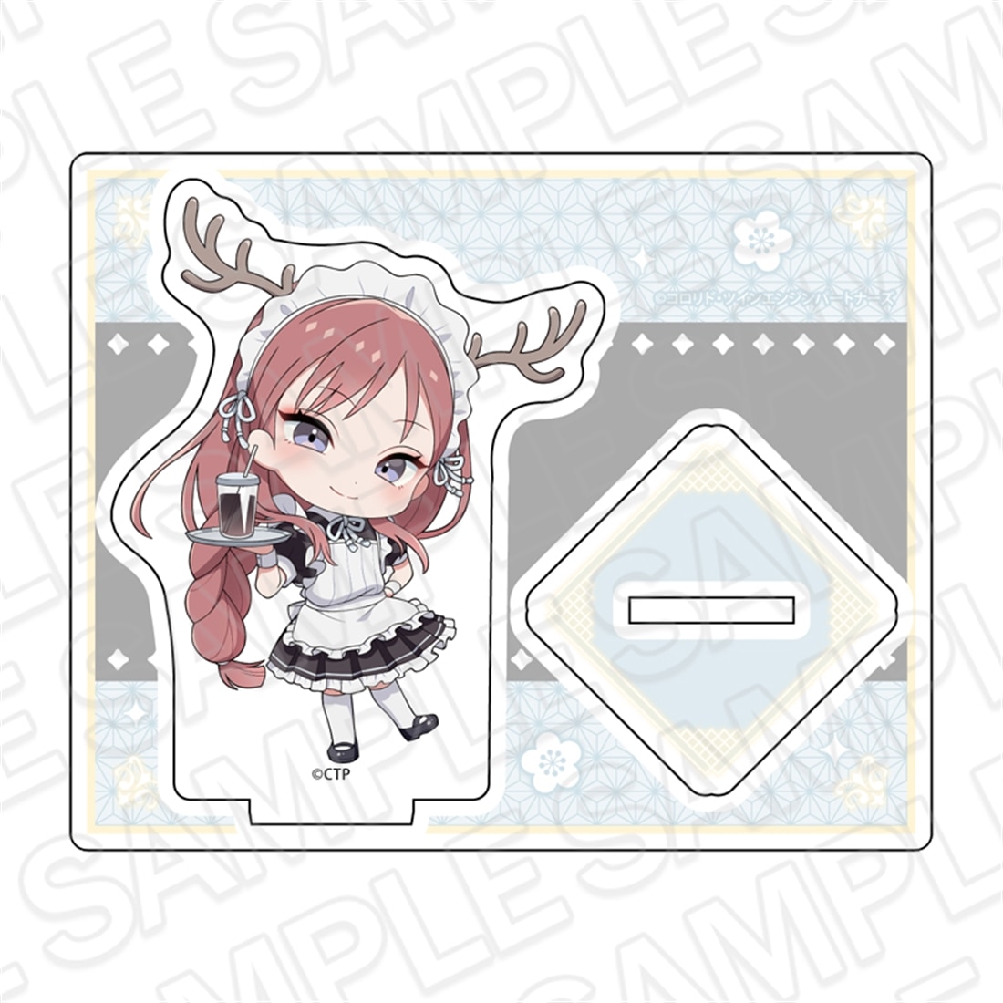 超かぐや姫！　THEキャラ CAFE STAND 綾紬芦花　5種セット 超かぐや姫！ アクリルスタンド 綾紬芦花 カフェ ver.: グッズ・文具