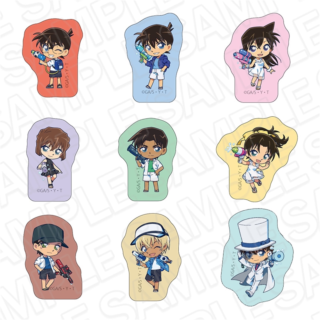名探偵コナン フレークシール 水鉄砲 ver.: グッズ・文具 | カドスト