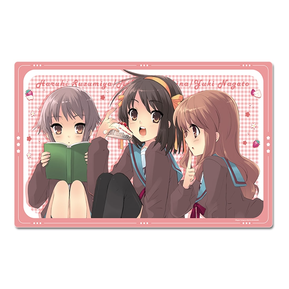 涼宮ハルヒシリーズ デスクマット ハルヒ＆みくる＆有希: グッズ・文具