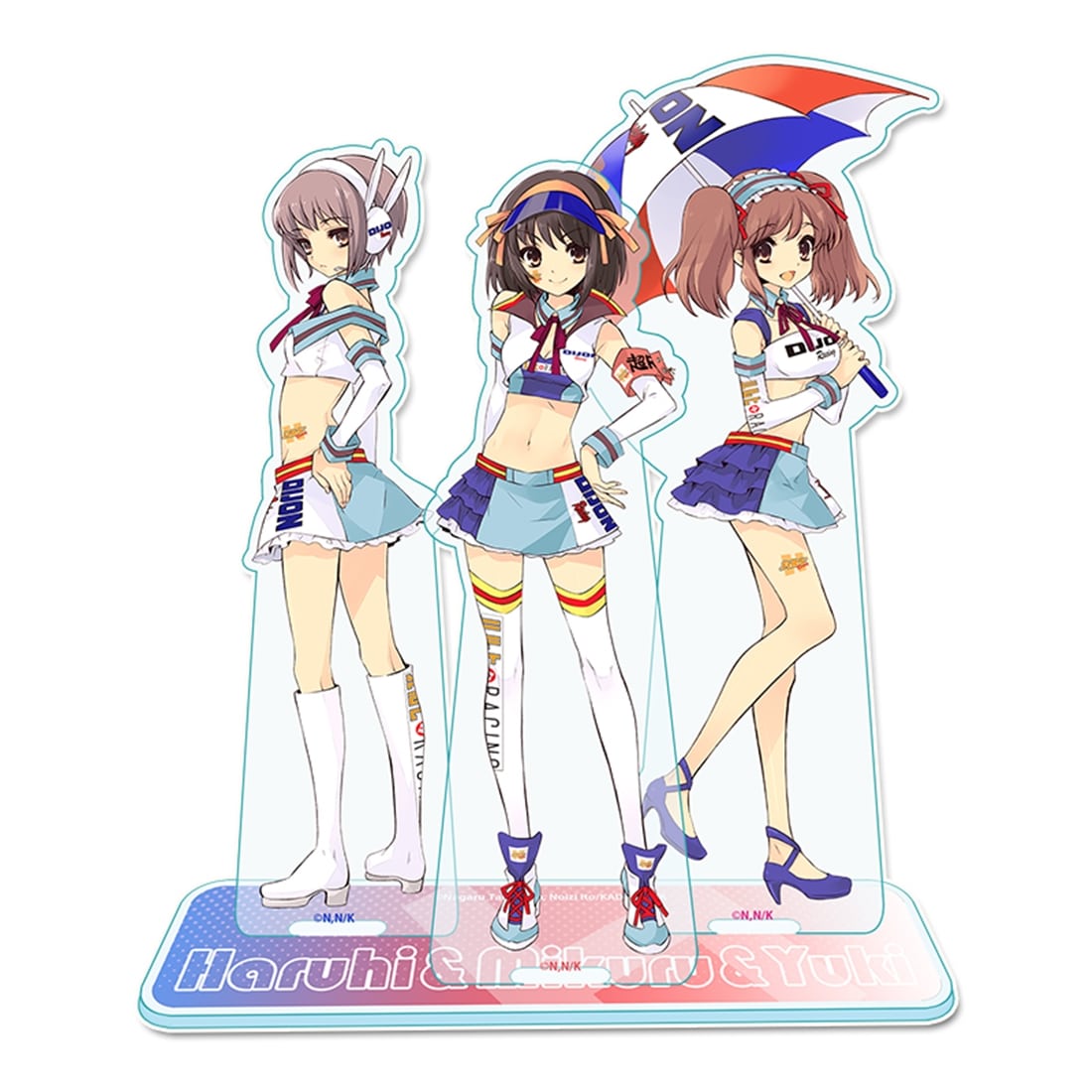 涼宮ハルヒシリーズ アクリルジオラマスタンド ハルヒ＆みくる＆有希