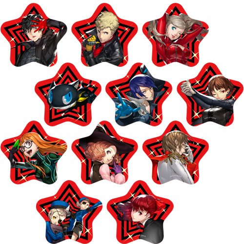 ペルソナ5 ザ・ロイヤル スター缶バッジコレクション: グッズ・文具
