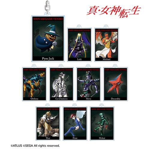 真・女神転生 トレーディング 悪魔 アクリルキーホルダー 単品(単品