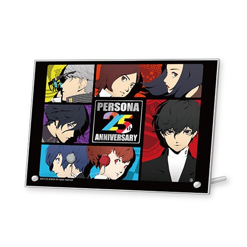ペルソナ25周年】箔入りビッグアクリルパネル: グッズ・文具