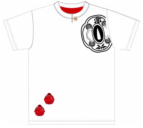龍が如く　CROPPED HEADS 龍が如く 見参!』オリジナルTシャツ produced by CROPPED HEADS 白L