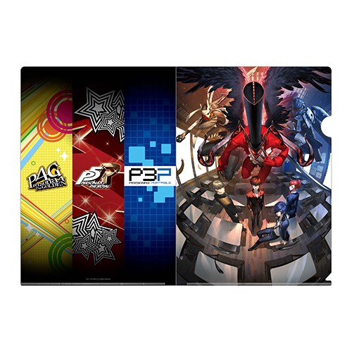ペルソナ3/4/5 発売記念ビジュアル キャラファイングラフ　クリアファイル ペルソナ3/4/5 発売記念ビジュアル クリアファイル: グッズ・文具