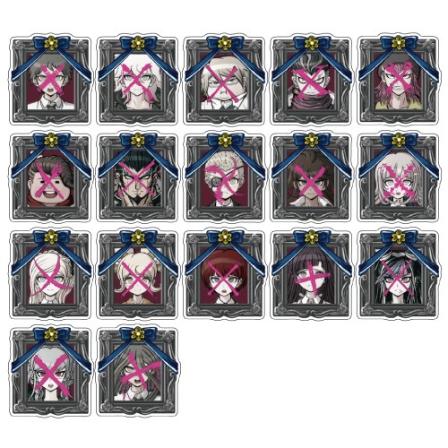 ダンガンロンパ  王馬　ぬいコレ　遺影アクリルバッジ　パセラ　グラフアート ダンガンロンパ 遺影アクリルバッジ Vol.2(SDR2)（2023年ver