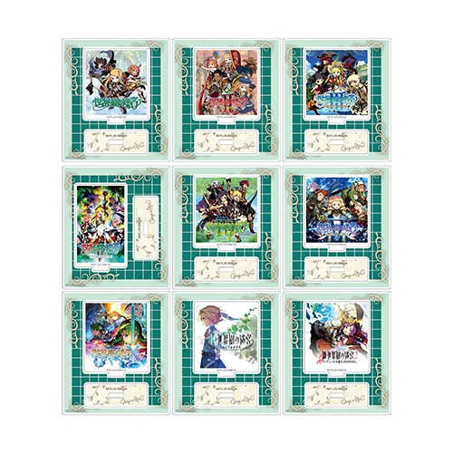 世界樹の迷宮 HD REMASTER トレーディングアクリルスタンド 1BOX 世界樹の迷宮 HD REMASTER トレーディングアクリルスタンド 9種（単品