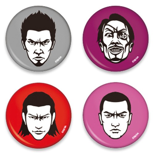 龍が如く』トレーディング顔面缶バッジ: グッズ・文具 | カドスト