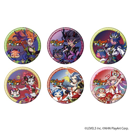 妖怪ウォッチ ぷにぷに」缶バッジ/ブラインド コンプリートBOX(全6種