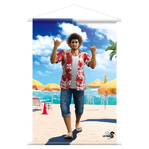 龍が如く』B2タペストリー 『8』春日 一番(アロハver.)(『8』春日 一番