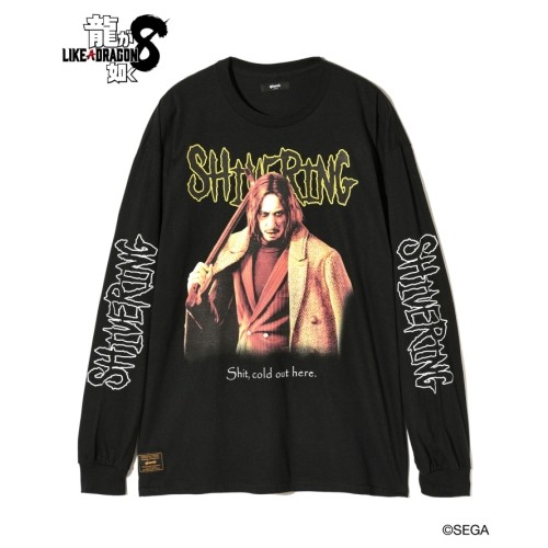龍が如く8 × glamb】Yutaka Yamai Long Sleeves T-shirtBlack XL(Black