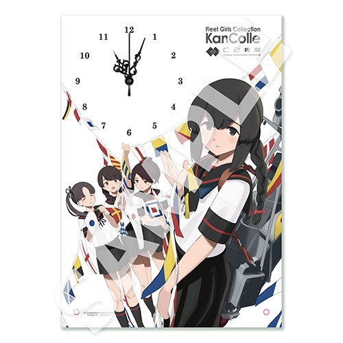 艦これ」公式 メモリアルアクリル時計【第十九駆逐隊】磯波・浦波
