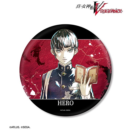 真・女神転生Ⅴ Vengeance トレーディング　Ani-Art 缶バッジ 真・女神転生V Vengeance 主人公 Ani-Art BIG缶バッジ(主人公): グッズ