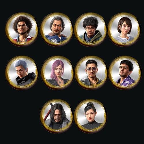 龍が如く メタル缶バッジ 龍が如く』メタル缶バッジコレクション プレミアムセレクト vol.2（全