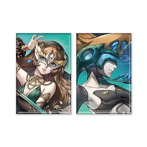 ペルソナ5: The Phantom X スクエア缶バッジ2種セット フィービー