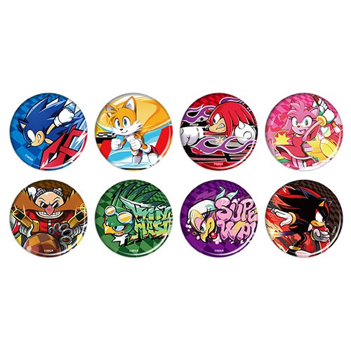 ソニックレーシング クロスワールド』トレーディング缶バッジ(BOX