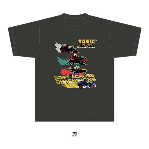 ソニック　Tシャツ ソニックレーシング クロスワールド』レースデザインTシャツ Mサイズ