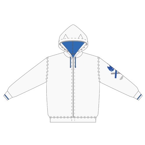 ホロライブ　白上フブキ　部屋着　パーカー 白上フブキ誕生日記念2023 部屋着パーカー