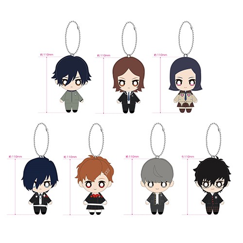 ペルソナ25周年】主人公ぬいぐるみキーホルダーP5(P5): グッズ・文具