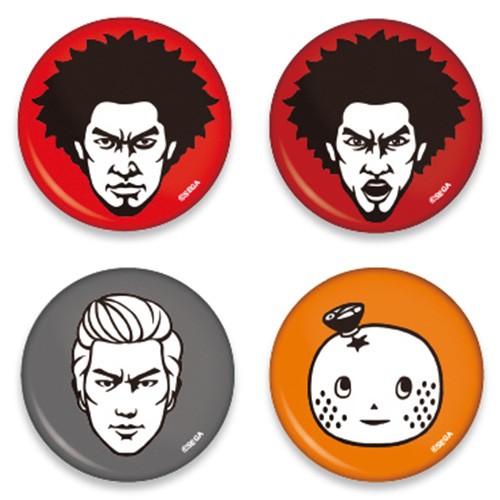 龍が如く』トレーディング顔面缶バッジ: グッズ・文具 | カドスト