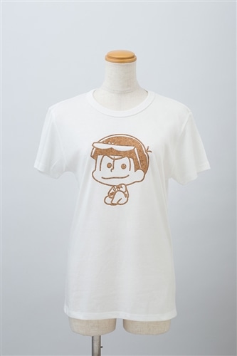 おそ松さん コルクプリントTシャツ カラ松 白 M