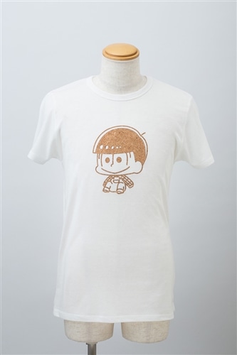 おそ松さん コルクプリントTシャツ 十四松 白 L