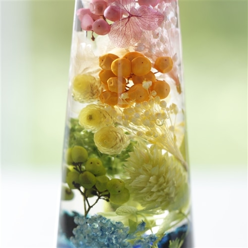 【花時間マルシェ】ハーバリウム・ハッピーレインボー