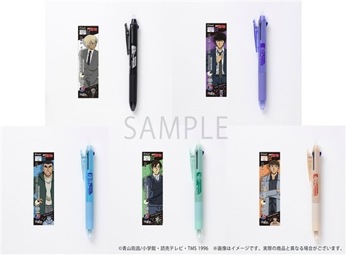 【限定】ボールペン フリクション3スリム 名探偵コナン コラボ 6種セット 名探偵コナン」フリクションボール3スリム 松田陣平: その他グッズ