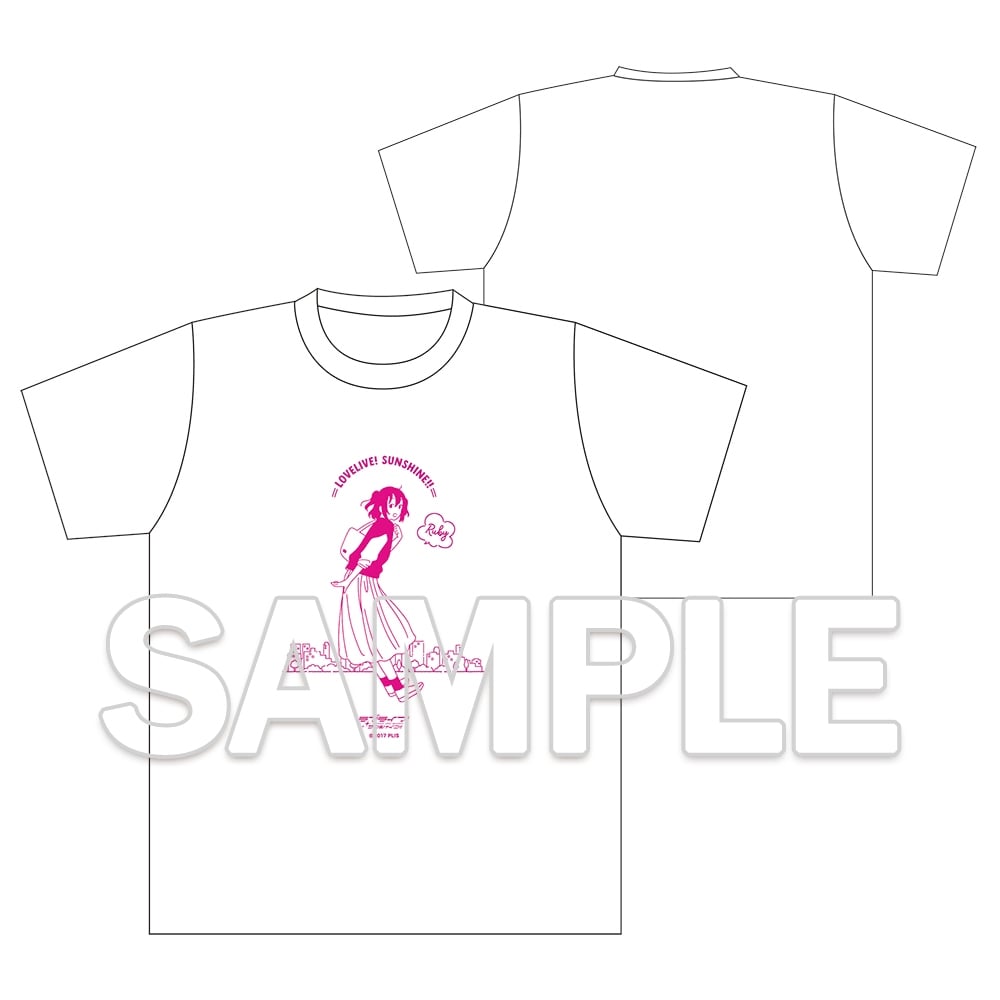 ラブライブ！サンシャイン!! お散歩は季節をまとって。 Tシャツ 黒澤ルビィ Mサイズ