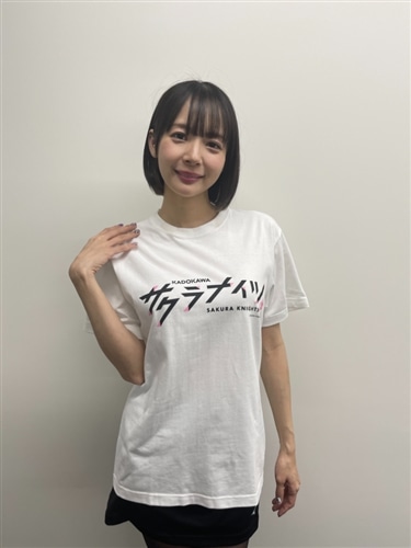 KADOKAWAサクラナイツ オフィシャルチームロゴTシャツ ホワイト/Lサイズ ホワイト L