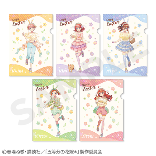 五等分の花嫁＊」ホログラムA4クリアファイル 中野三玖: グッズ・文具