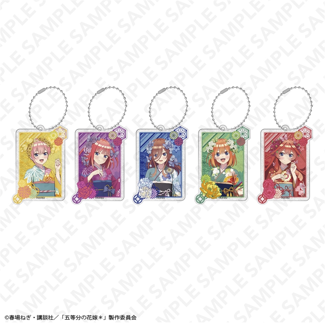 五等分の花嫁＊」グリッターアクリルチャーム 中野三玖: グッズ・文具