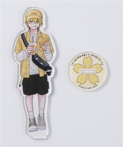 035 ダメ男の椎名先輩とヤバ男の佐々木くん　アクスタ アクリルアートボード(A5サイズ)「ダメ男の椎名先輩とヤバ男の佐々木