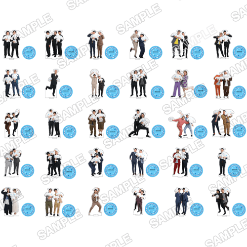 よしもと漫才劇場×シナモロール アクリルスタンド 祇園×シナモロール