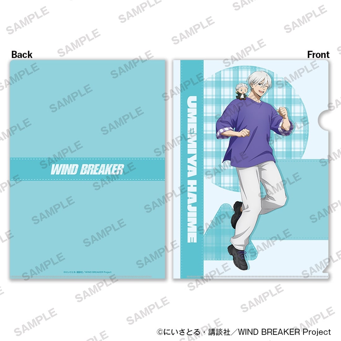 TVアニメ「WIND BREAKER」A4クリアファイル2枚セット ぬいぐるみと